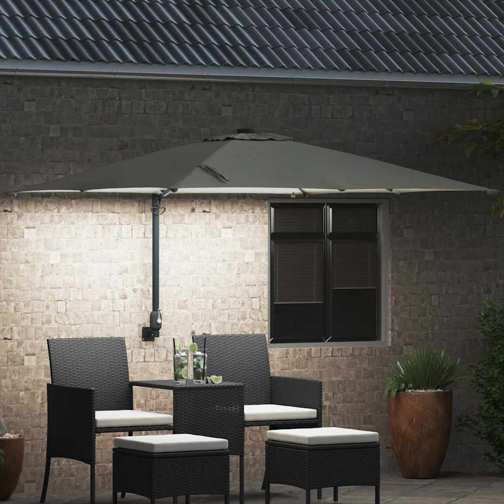 Garten-Sonnenschirm Sand 248,5 x 247,5 x 160 cm