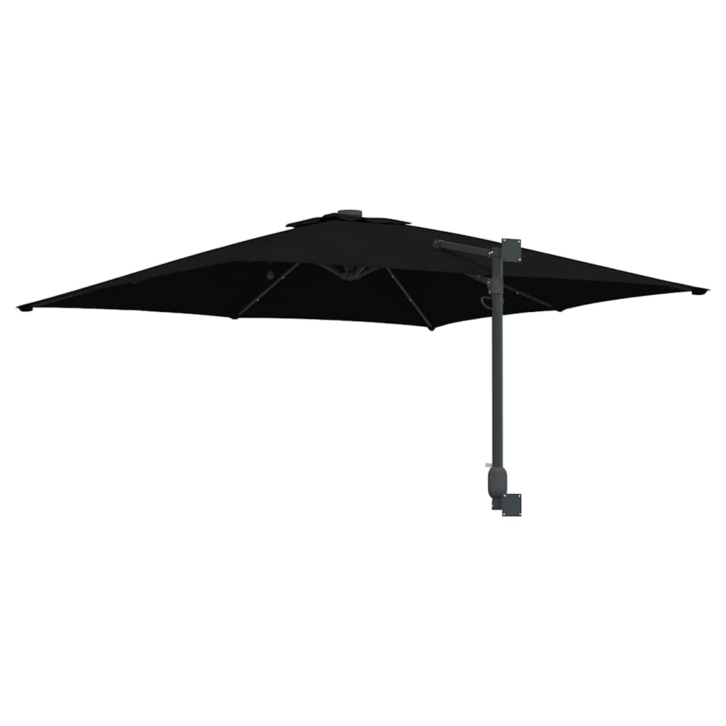 Garten-Sonnenschirm Schwarz 248,5 x 247,5 x 160 cm