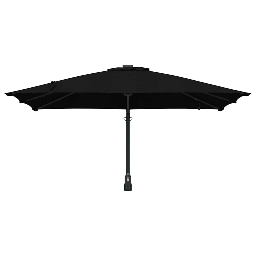 Garten-Sonnenschirm Schwarz 248,5 x 247,5 x 160 cm