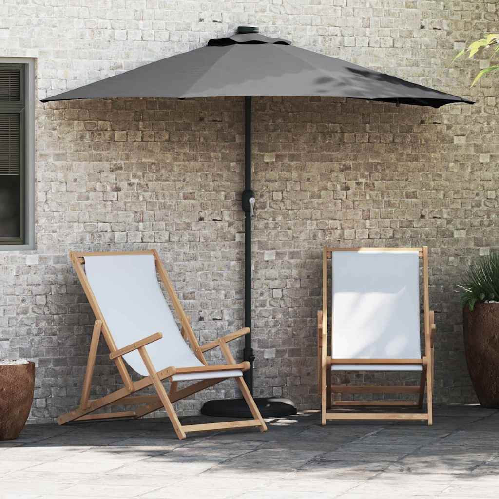 Garten-Sonnenschirm Anthrazit 294 x 150 x 223 cm