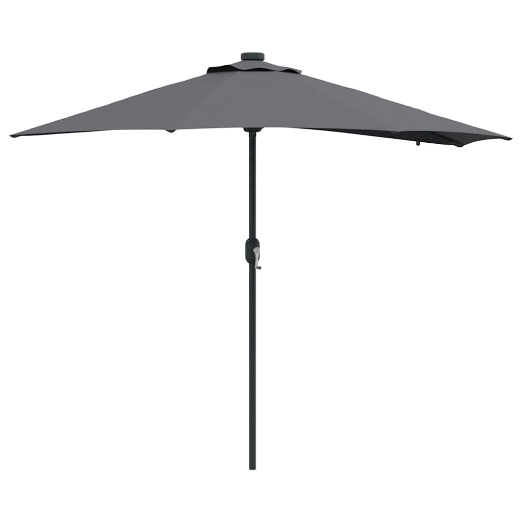 Garten-Sonnenschirm Anthrazit 294 x 150 x 223 cm