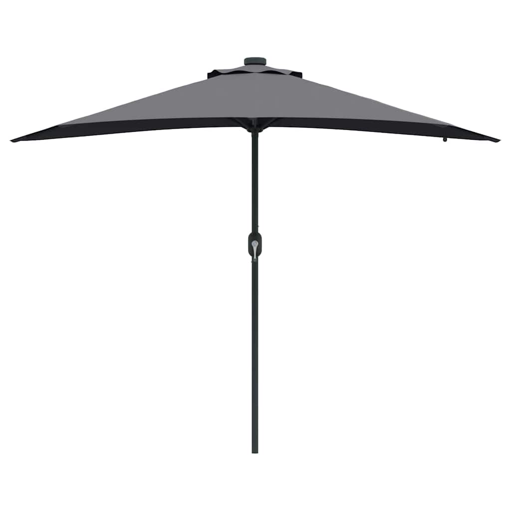 Garten-Sonnenschirm Anthrazit 294 x 150 x 223 cm