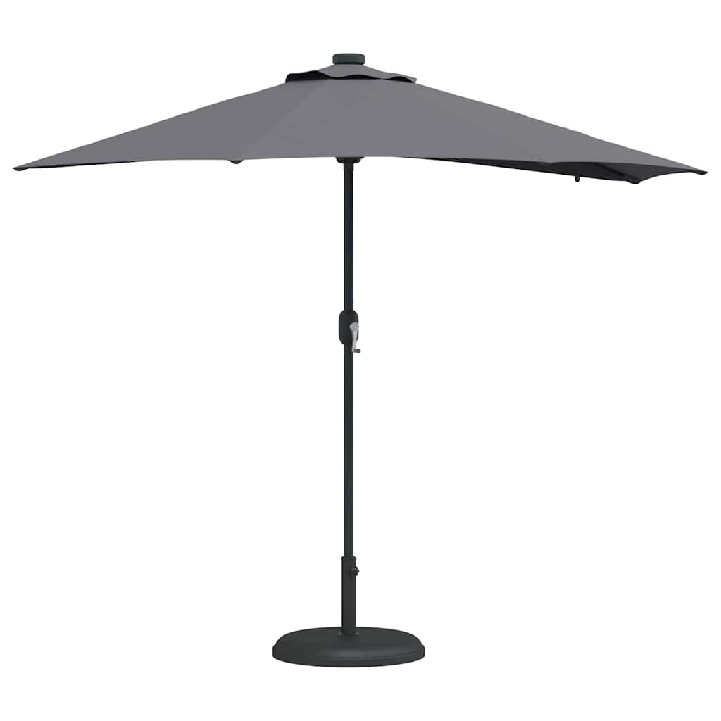 Garten-Sonnenschirm Anthrazit 294 x 150 x 223 cm