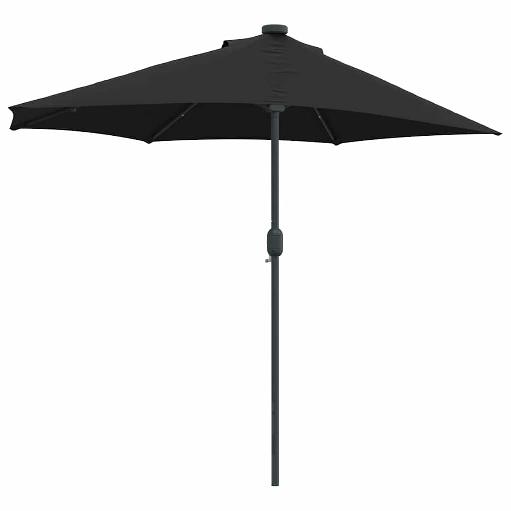 Garten-Sonnenschirm Schwarz 294 x 150 x 223 cm