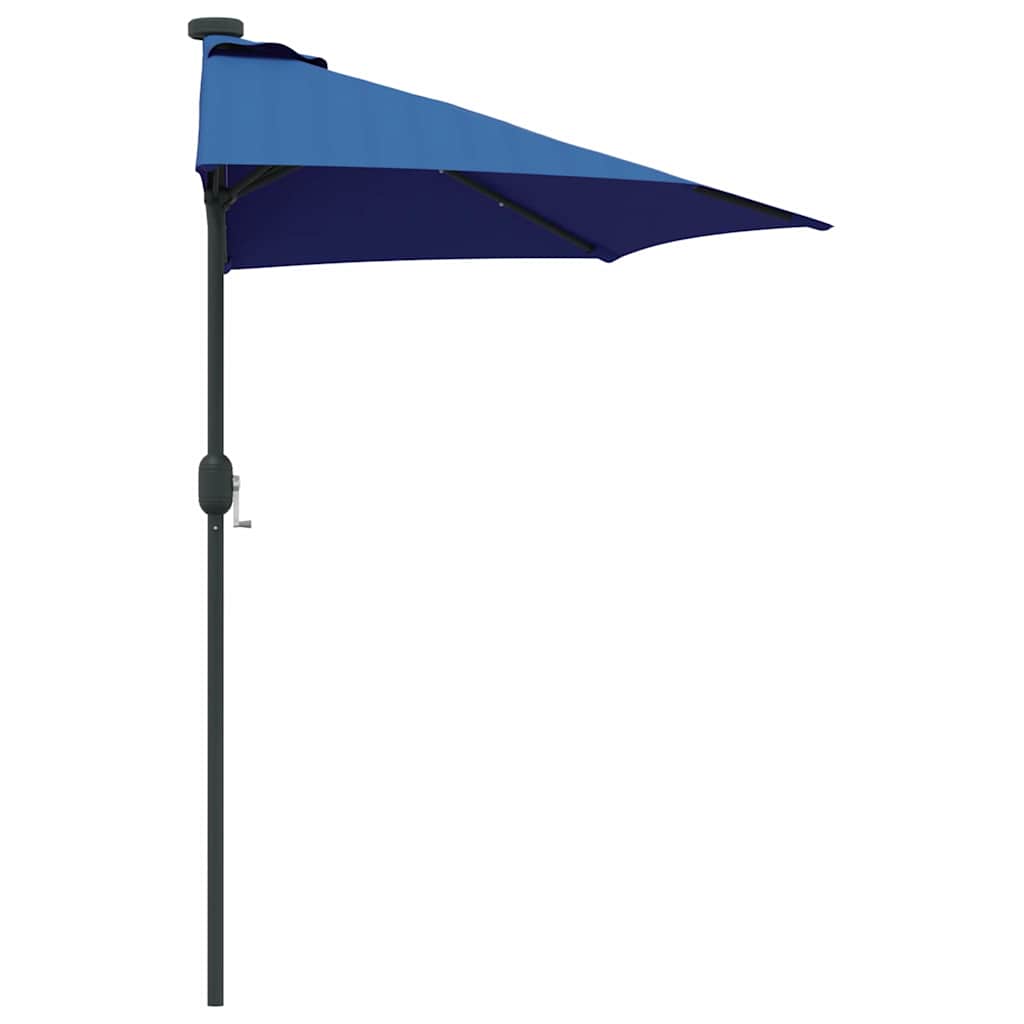 Garten-Sonnenschirm 294 x 150 x 223 cm Polyester und Stahl