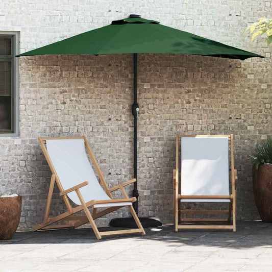 Garten-Sonnenschirm Halbe Grün 294 x 150 x 224 cm Stoff