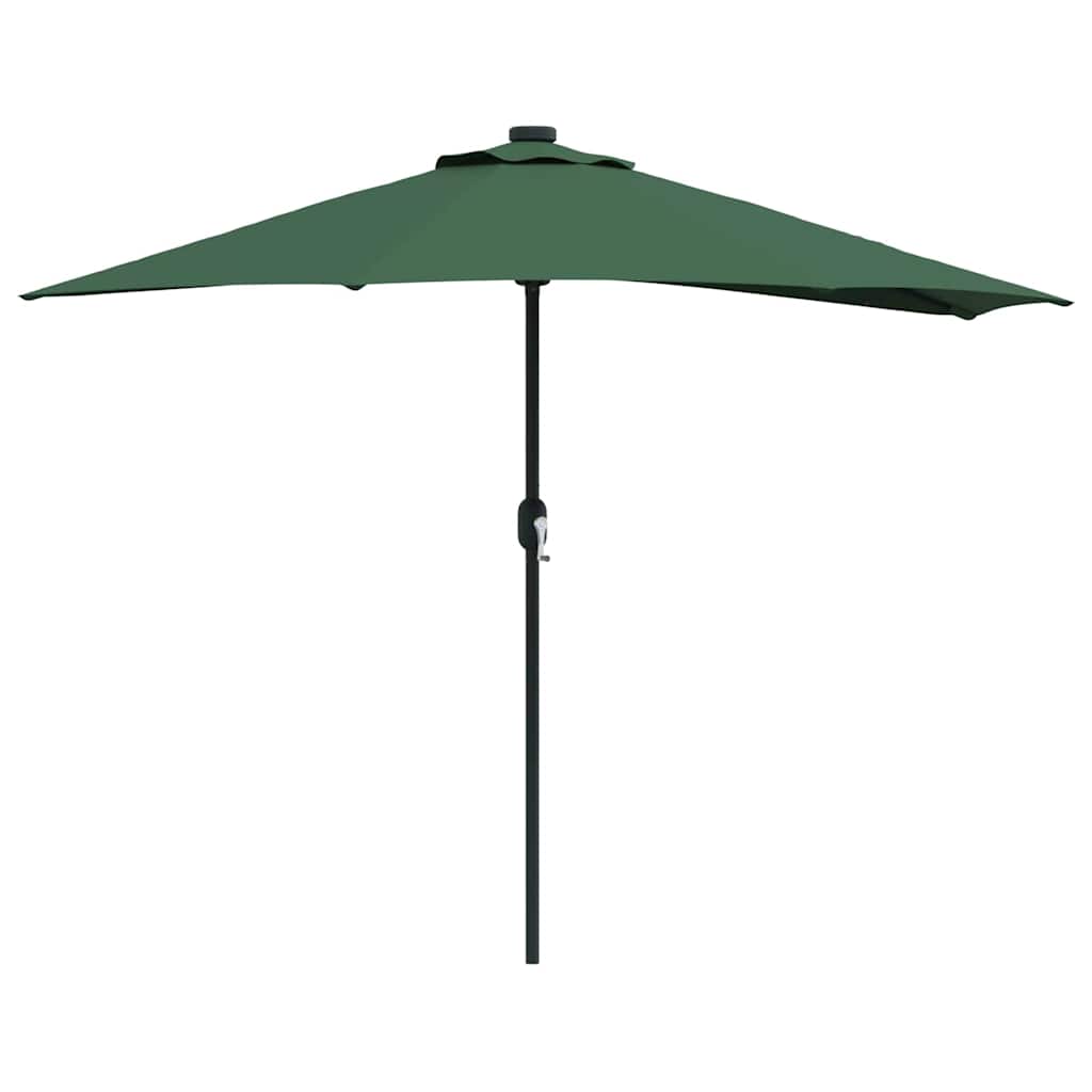Garten-Sonnenschirm Halbe Grün 294 x 150 x 224 cm Stoff