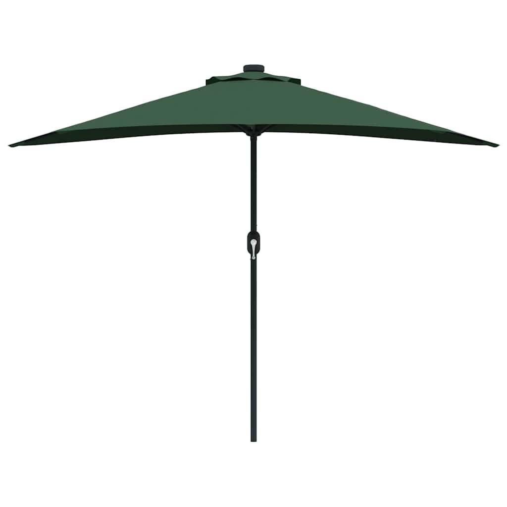 Garten-Sonnenschirm Halbe Grün 294 x 150 x 224 cm Stoff