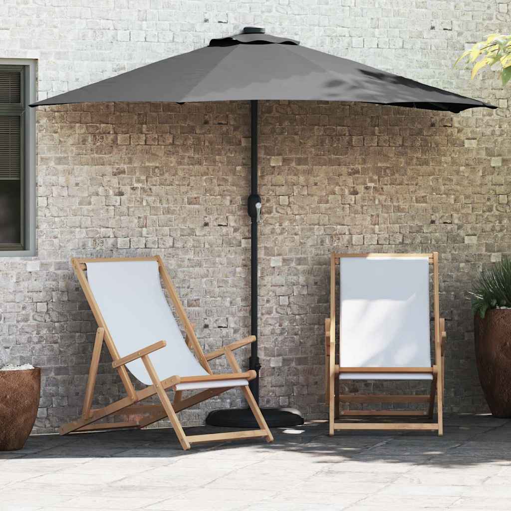 Garten-Sonnenschirm Anthrazit 294 x 150 x 224 cm