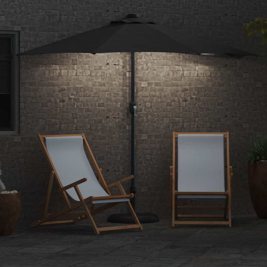 Garten-Sonnenschirm Anthrazit 294 x 150 x 224 cm