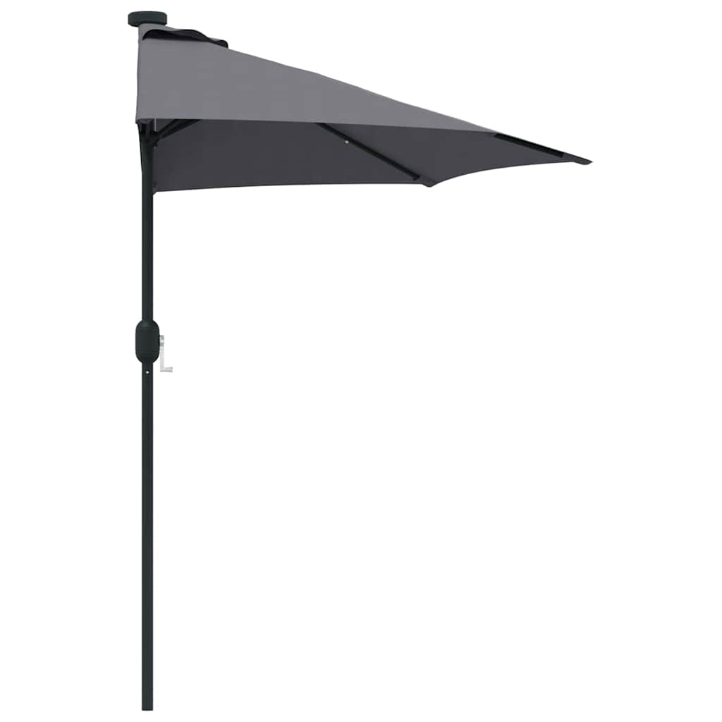 Garten-Sonnenschirm Anthrazit 294 x 150 x 224 cm