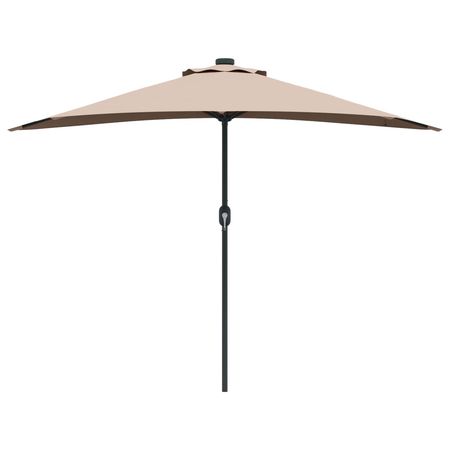 Garten-Sonnenschirm Taupe 294 x 150 x 224 cm