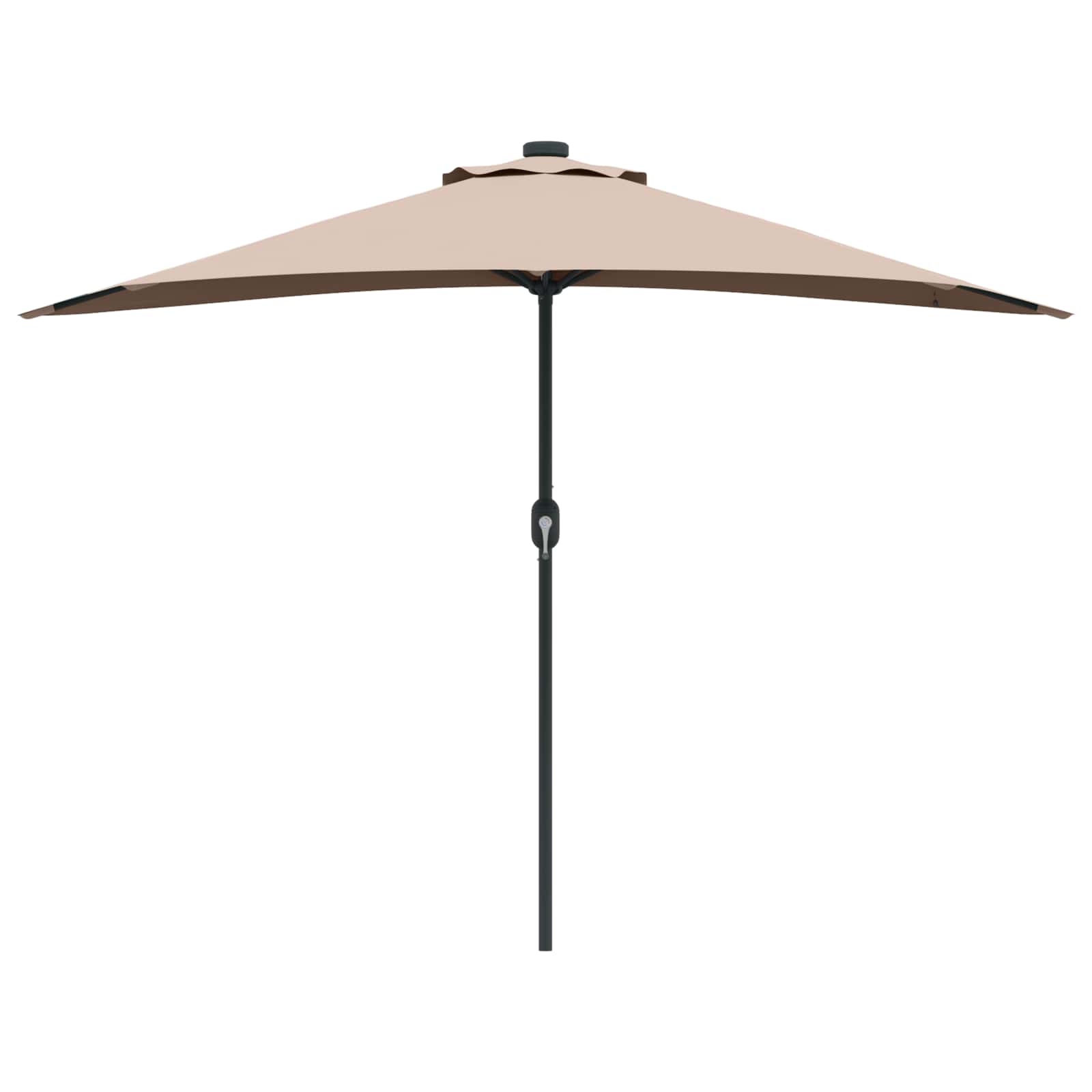 Garten-Sonnenschirm Taupe 294 x 150 x 224 cm