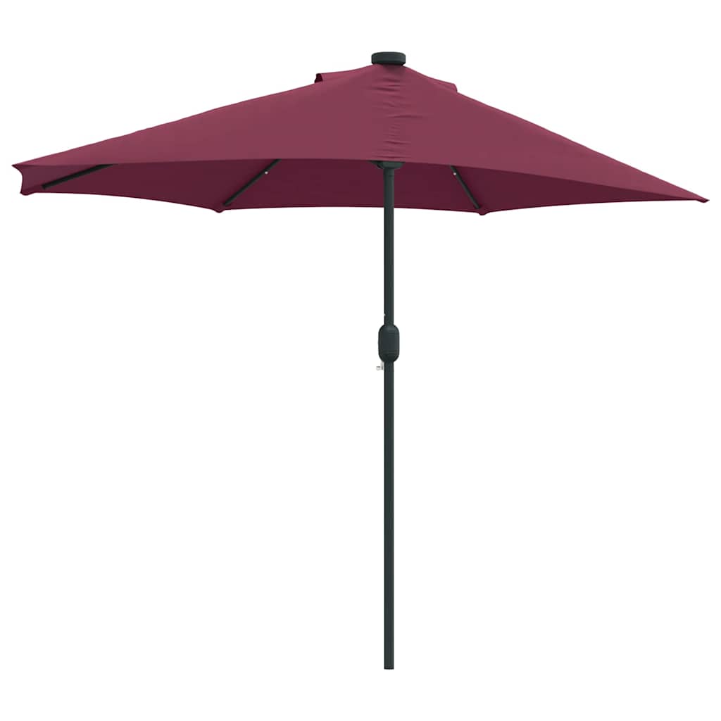 Garten-Sonnenschirm Bordeauxrot 294 x 150 x 224 cm