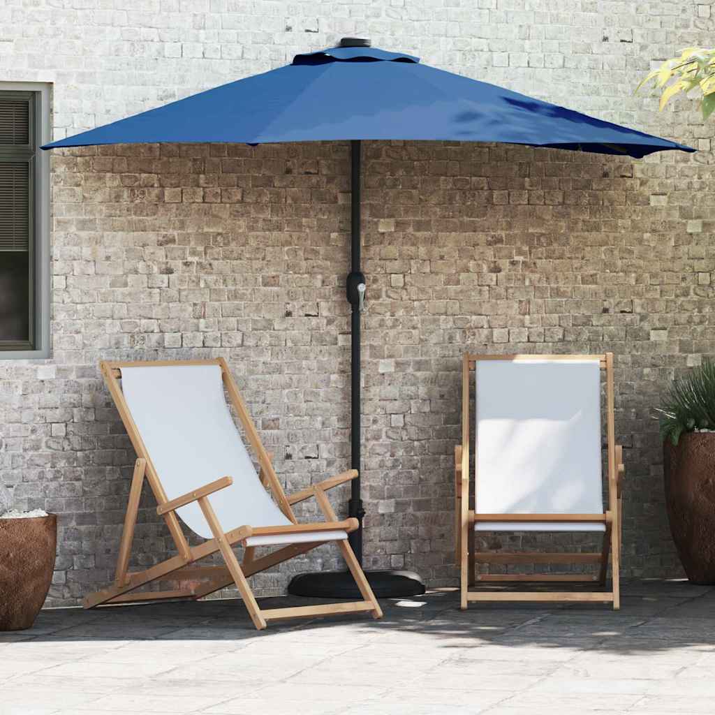 Garten-Sonnenschirm 294 x 150 x 224 cm Polyester und Stahl