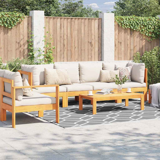 Outdoor Teppich ARAKIL Grau und Weiß 300 x 300 cm PP