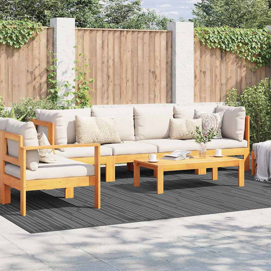 Outdoor Teppich ARAKIL Grau 300 x 400 cm PP