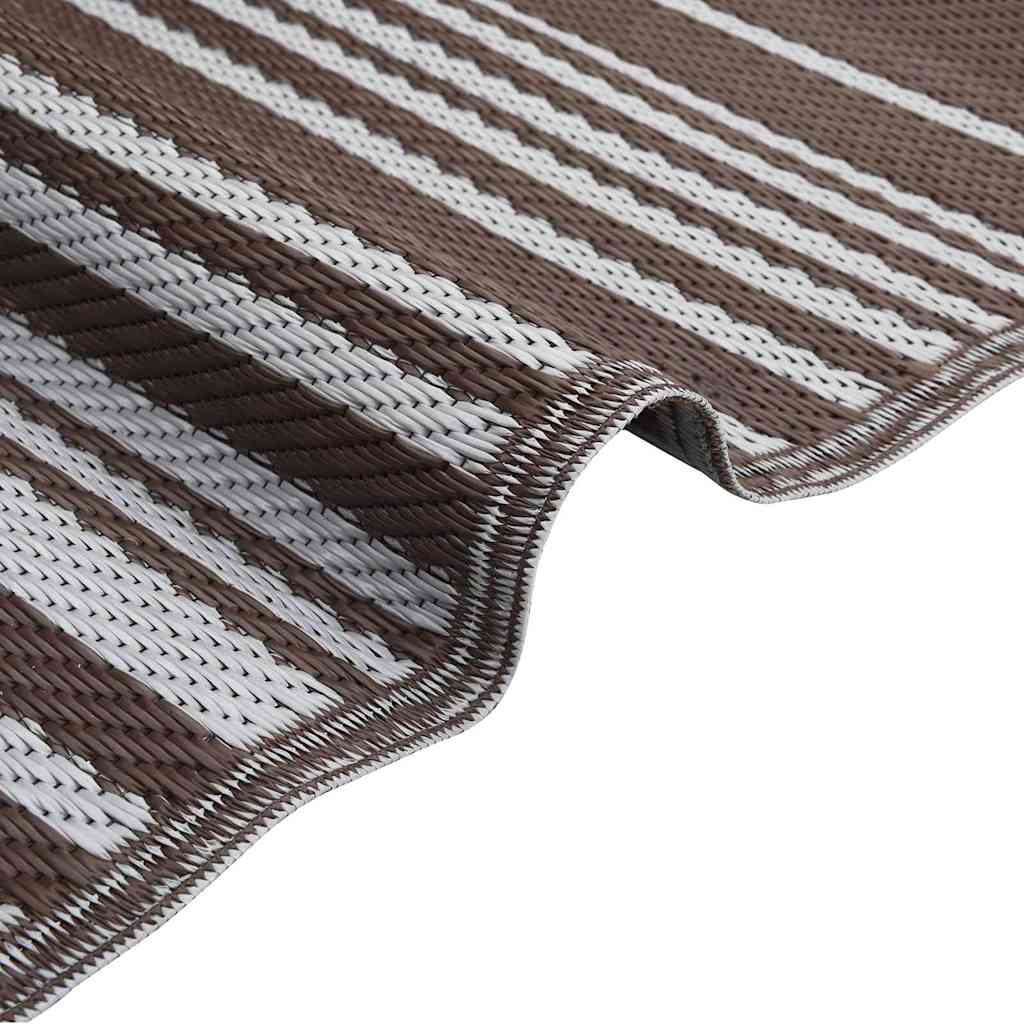 Outdoor Teppich ARAKIL Braun 300 x 400 cm PP