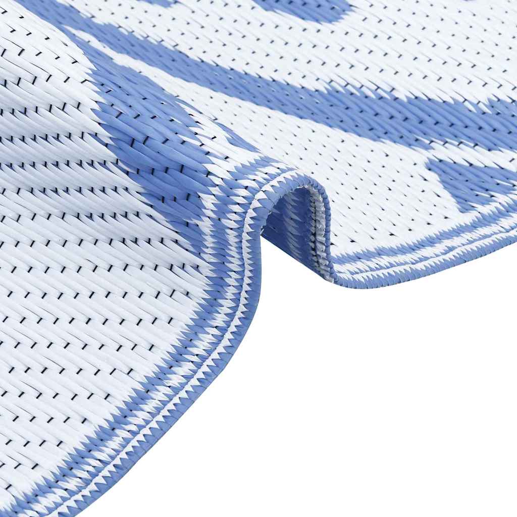 Outdoor Teppich ARAKIL Babyblau 300 x 400 cm PP