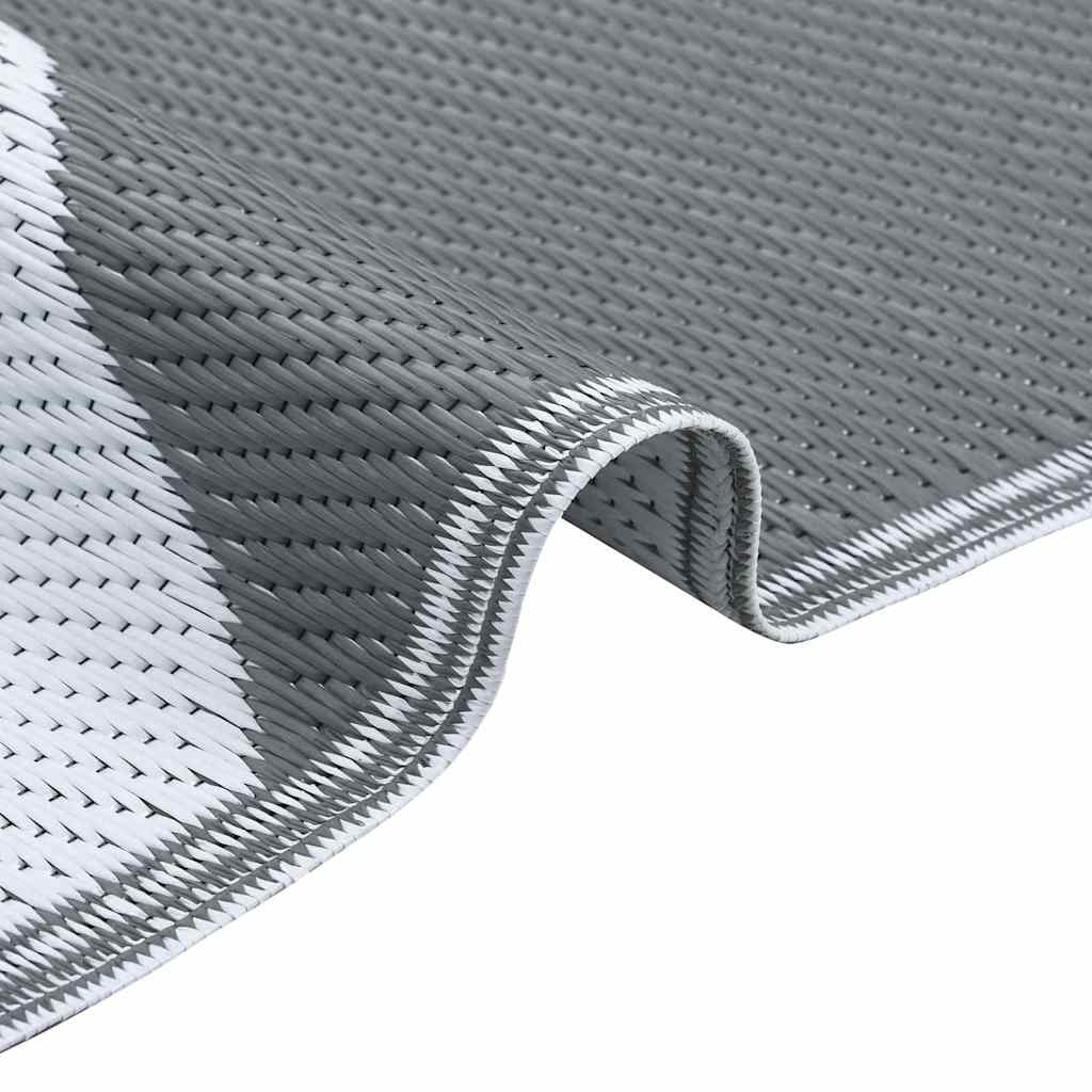 Outdoor Teppich ARAKIL Grau 300 x 400 cm PP