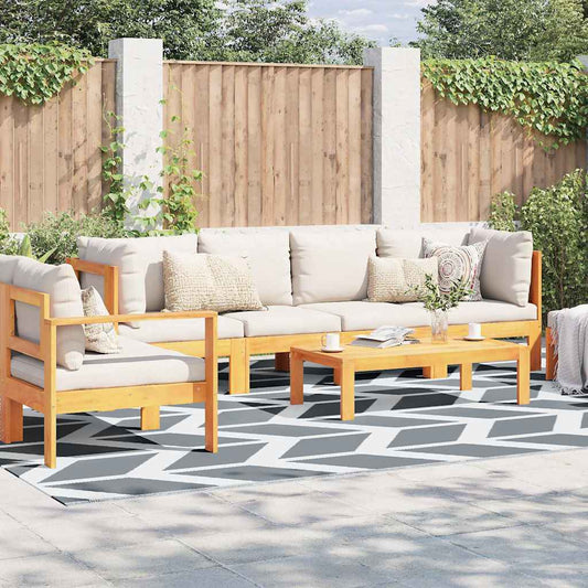 Outdoor Teppich ARAKIL Grau 300 x 400 cm PP