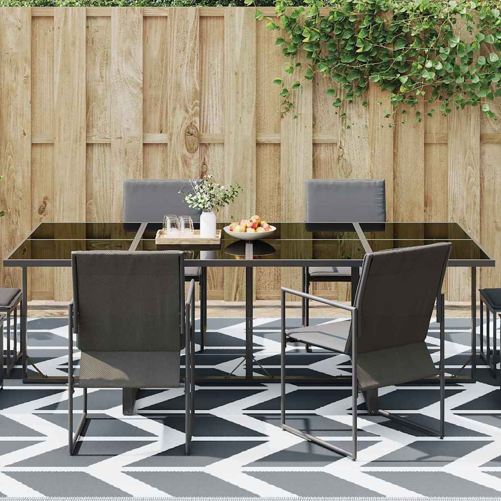 Outdoor Teppich ARAKIL Grau 300 x 400 cm PP