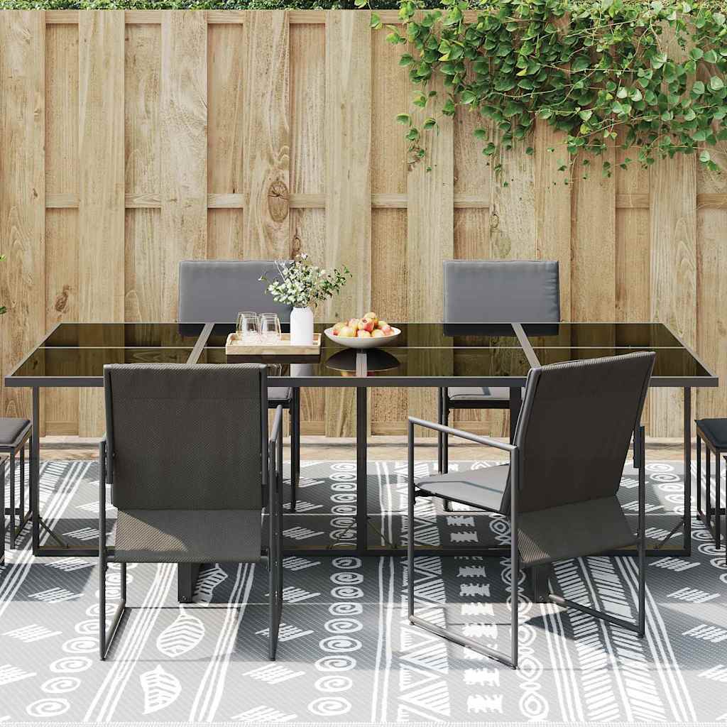 Outdoor Teppich ARAKIL Grau 300 x 400 cm PP
