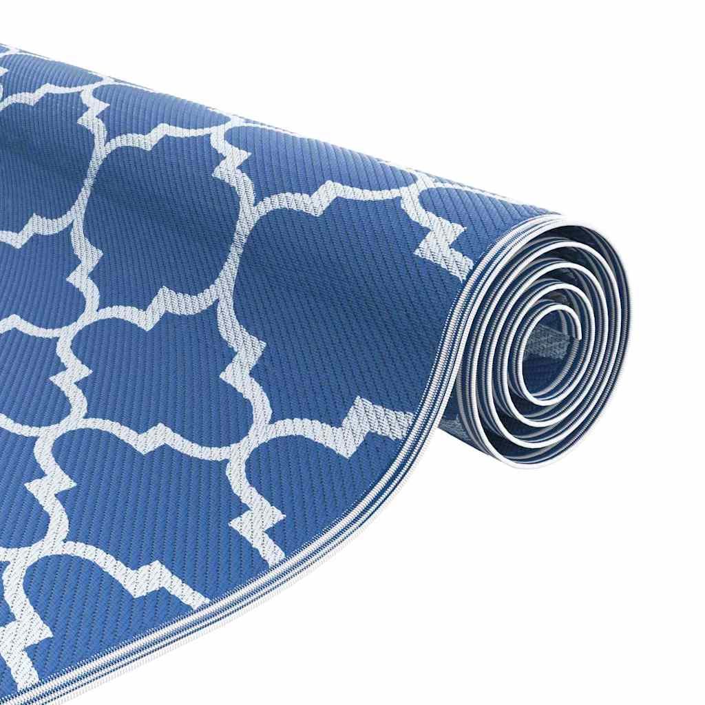Outdoor Teppich ARAKIL Blau 300 x 400 cm PP