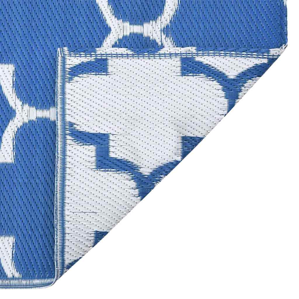 Outdoor Teppich ARAKIL Blau 300 x 400 cm PP
