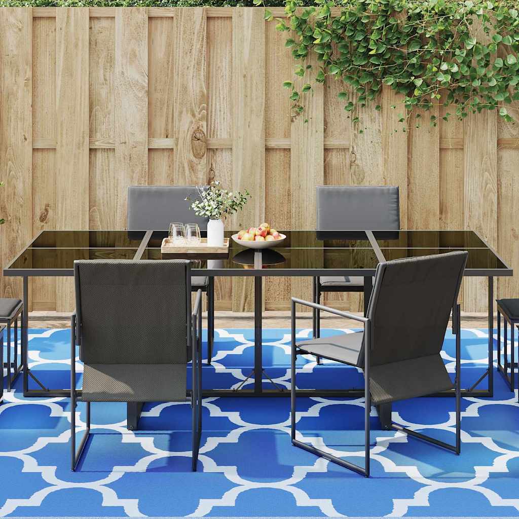 Outdoor Teppich ARAKIL Blau 300 x 400 cm PP
