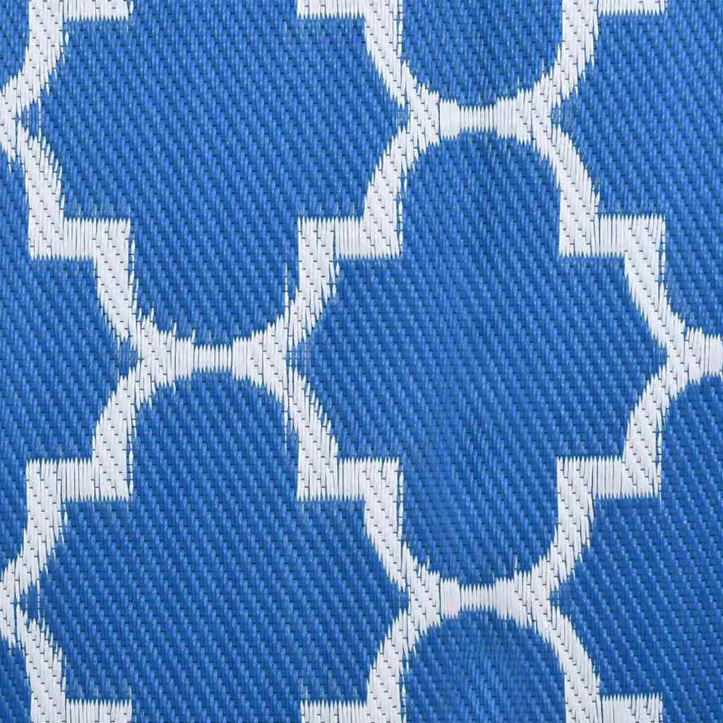 Outdoor Teppich ARAKIL Blau 300 x 400 cm PP