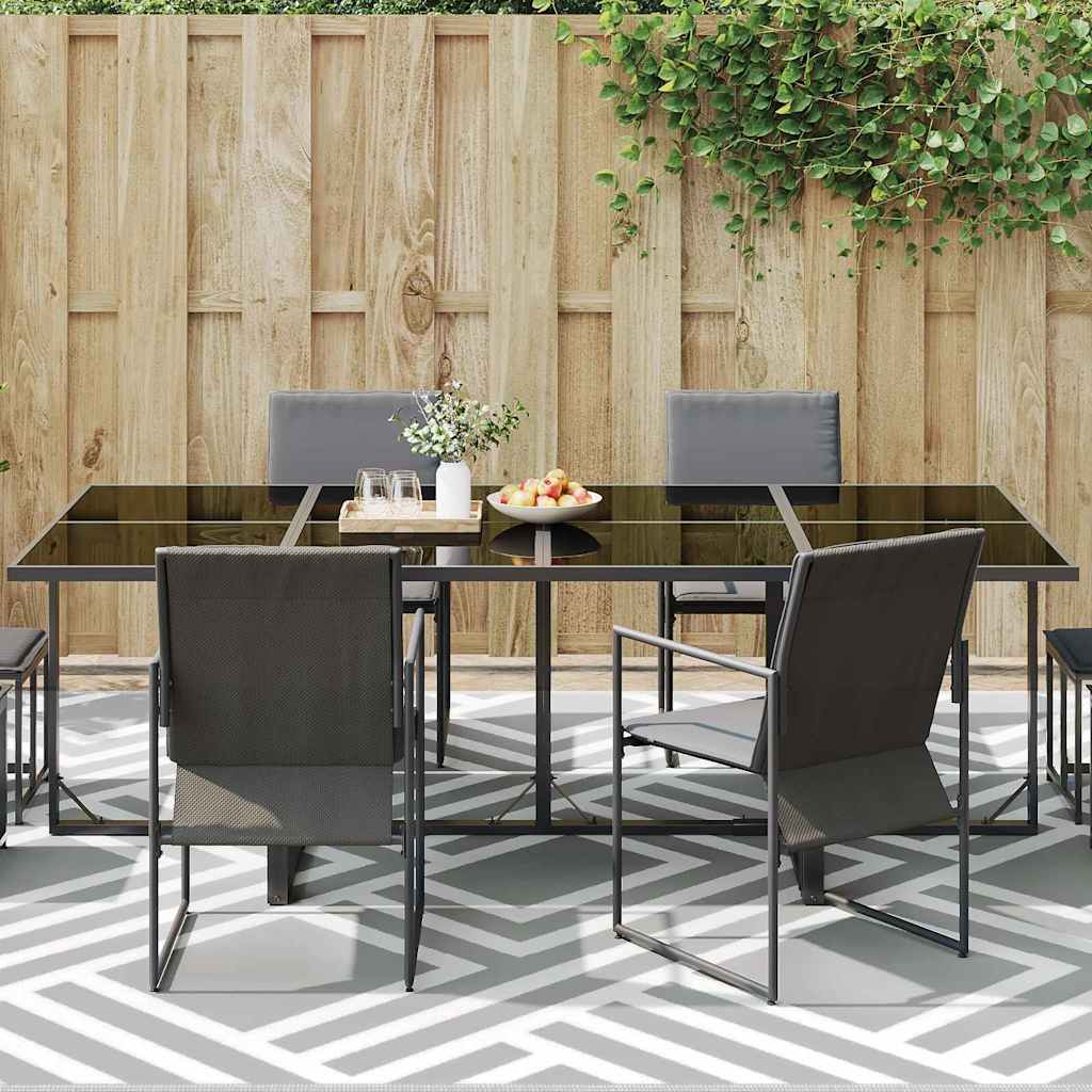 Outdoor Teppich ARAKIL Grau 300 x 400 cm PP