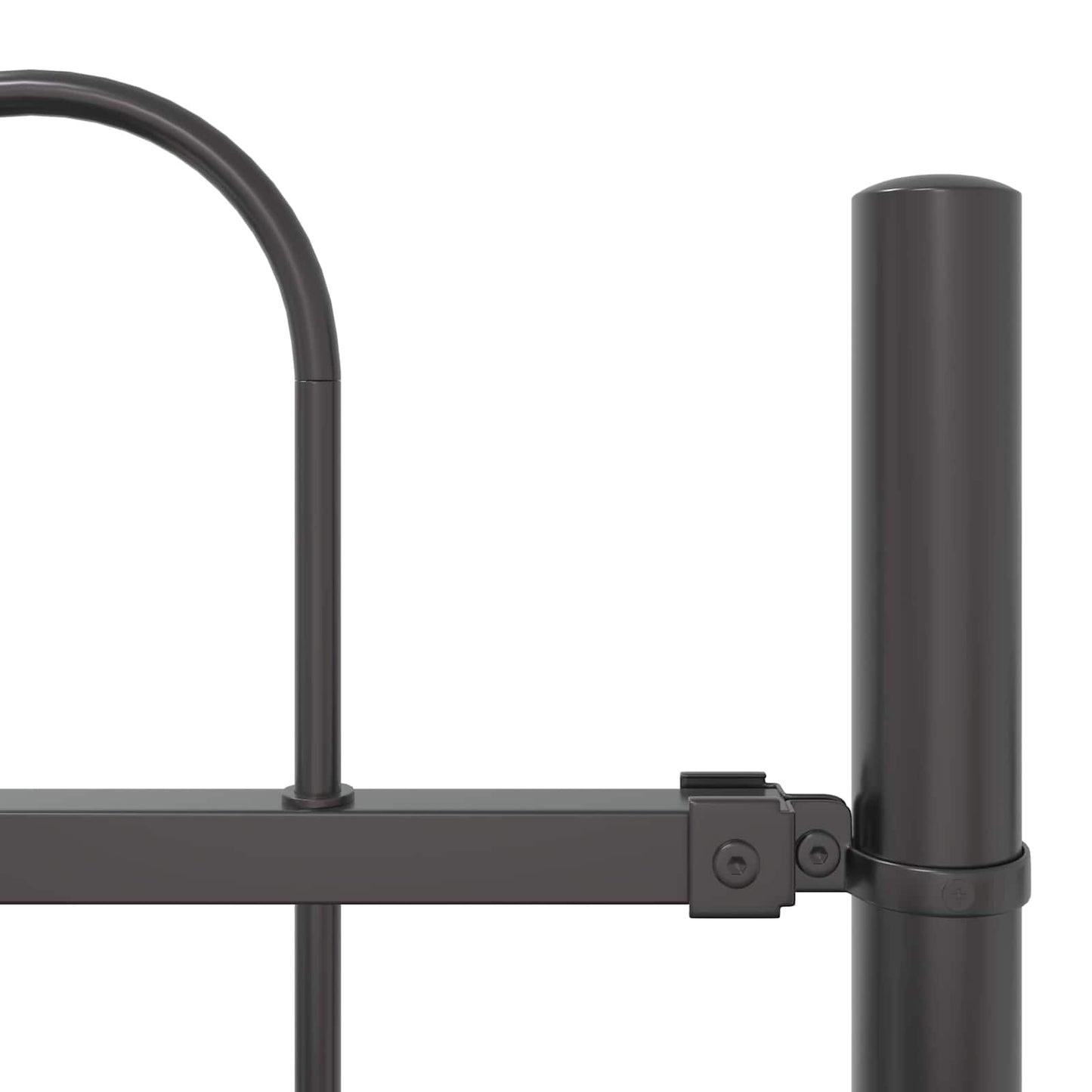 Gartenzaun BOXTEL 2 stk. 3,4 x 0,6 m Pulverbeschichteter Stahl