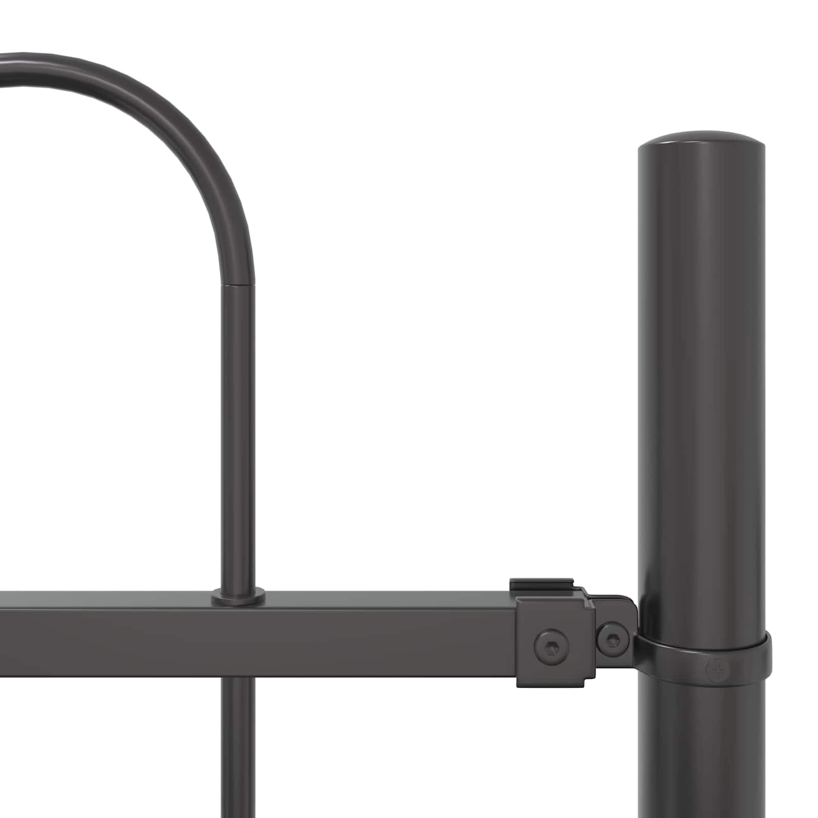 Gartenzaun BOXTEL 2 stk. 3,4 x 0,6 m Pulverbeschichteter Stahl