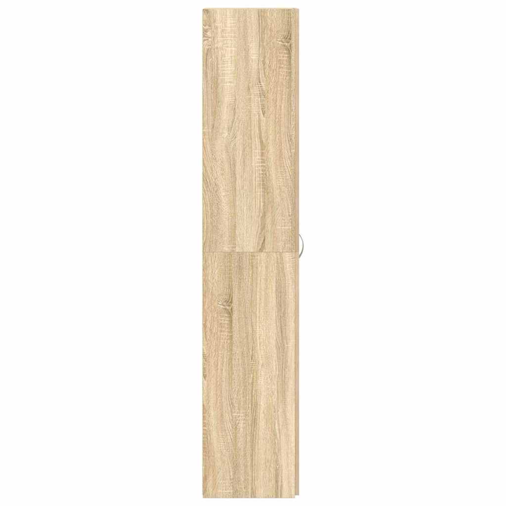 Schuhschrank 80 x 35,5 x 180 cm Holzwerkstoff Braun