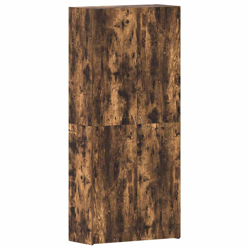 Schuhschrank 80 x 35,5 x 180 cm Holzwerkstoff Mehrfarbig
