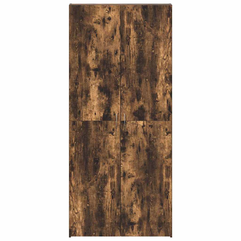 Schuhschrank 80 x 35,5 x 180 cm Holzwerkstoff Mehrfarbig