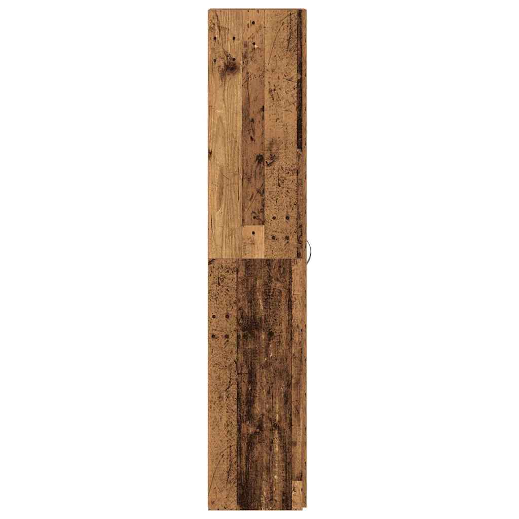 Schuhschrank 80 x 35,5 x 180 cm Holzwerkstoff Braun