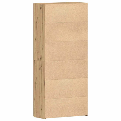Schuhschrank 80 x 35,5 x 180 cm Holzwerkstoff Braun