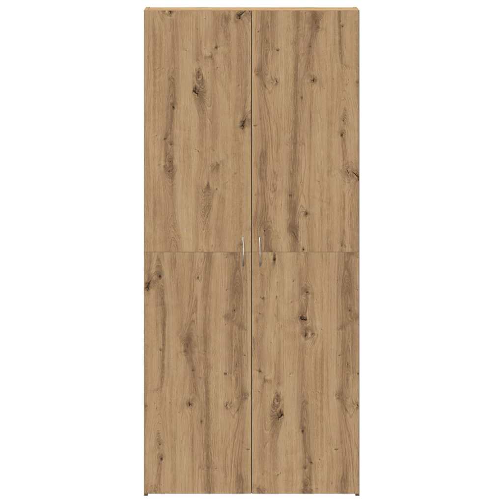 Schuhschrank 80 x 35,5 x 180 cm Holzwerkstoff Braun
