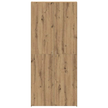 Schuhschrank 80 x 35,5 x 180 cm Holzwerkstoff Braun