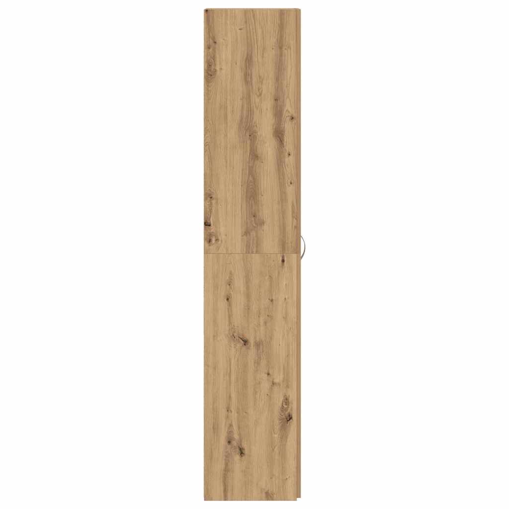 Schuhschrank 80 x 35,5 x 180 cm Holzwerkstoff Braun