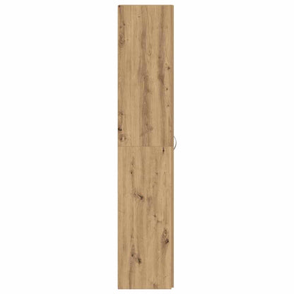 Schuhschrank 80 x 35,5 x 180 cm Holzwerkstoff Braun