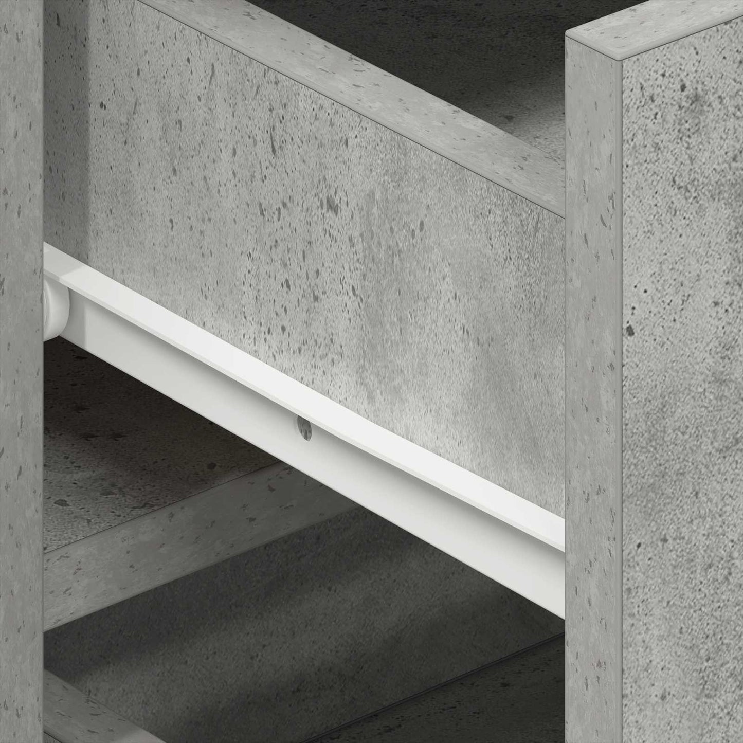 Sideboard Beton Grau 120 x 36 x 69 cm Holzwerkstoff