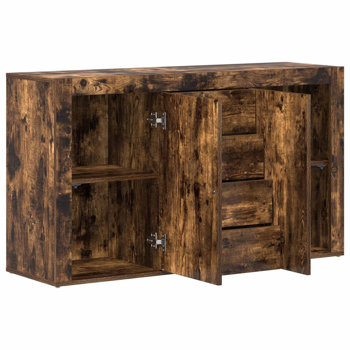 Sideboard Geräucherte Eiche 120 x 36 x 69 cm Holzwerkstoff