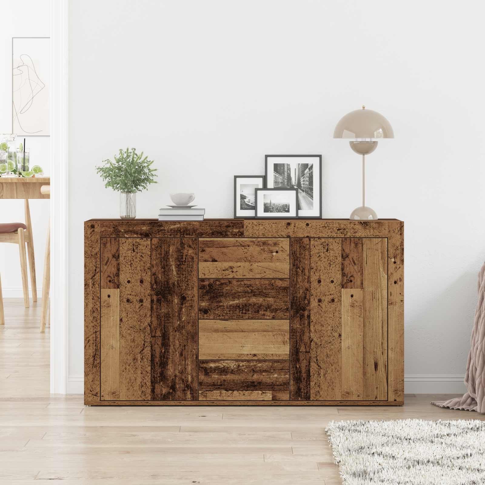 Sideboard Altholz 120 x 36 x 69 cm Holzwerkstoff