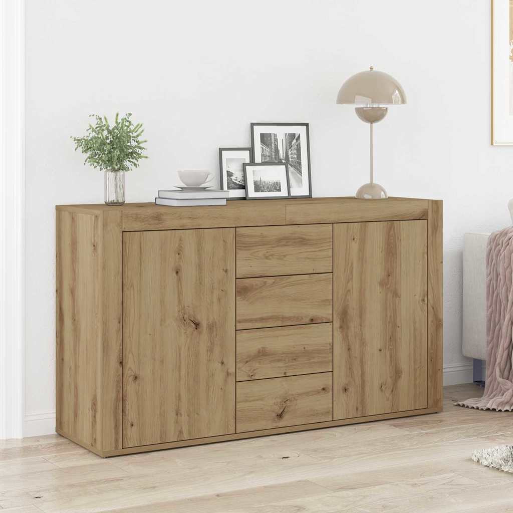 Sideboard Artisan-Eiche 120 x 36 x 69 cm Holzwerkstoff