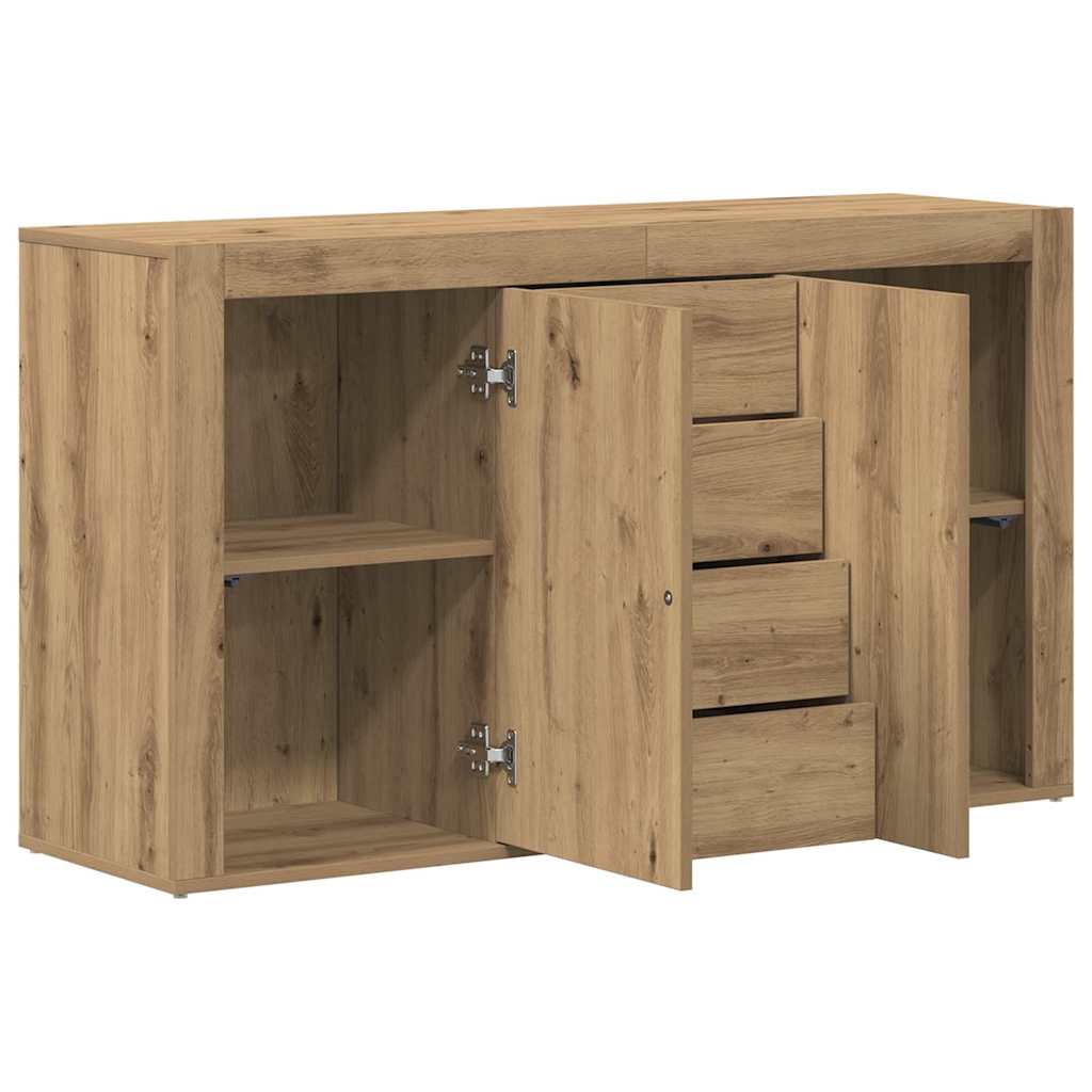 Sideboard Artisan-Eiche 120 x 36 x 69 cm Holzwerkstoff