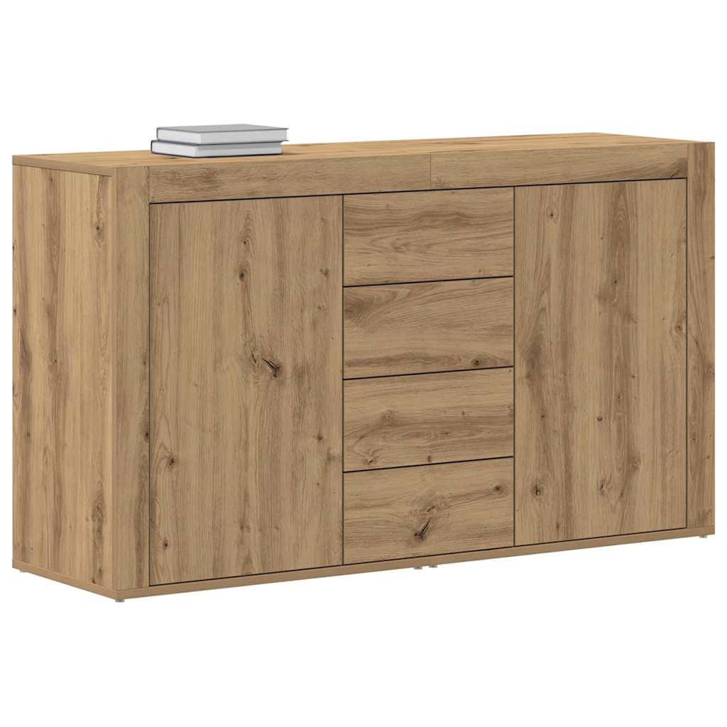 Sideboard Artisan-Eiche 120 x 36 x 69 cm Holzwerkstoff