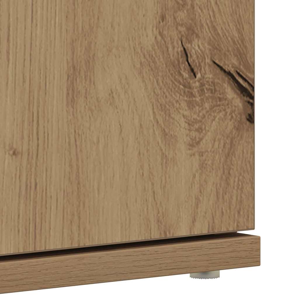 Schuhschrank Artisan-Eiche 80 x 39 x 178 cm Holzwerkstoff
